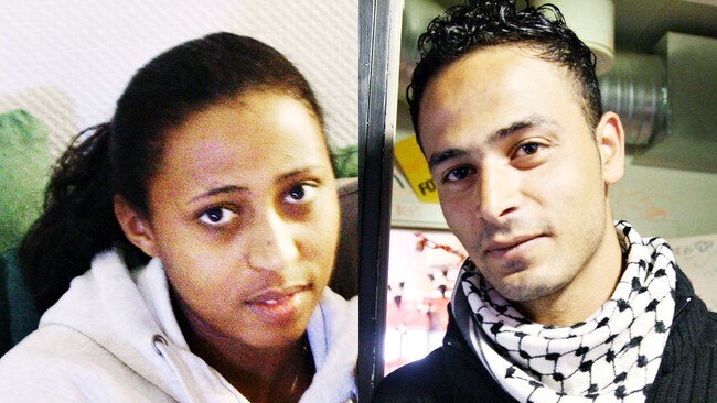 Shumye Tsehay Addis og Yazan Khazem (Foto: Anette Holth Hansen /NRK ) Shumye Tsehay Addis og Yazan Khazem (Foto: Anette Holth Hansen /NRK )