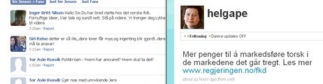 Politikere og sosiale medier (Foto: Faksimile: Facebook.com/twitter.com/NRK) Politikere og sosiale medier (Foto: Faksimile: Facebook.com/twitter.com/NRK)
