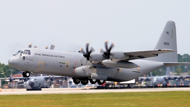 Forsvarets nye transportfly C-130J Hercules (Foto: Lockheed Martin) Forsvarets nye transportfly C-130J Hercules (Foto: Lockheed Martin)