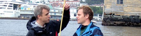 Helge Drange og Njord Røv (NRK) Helge Drange og Njord Røv (NRK)