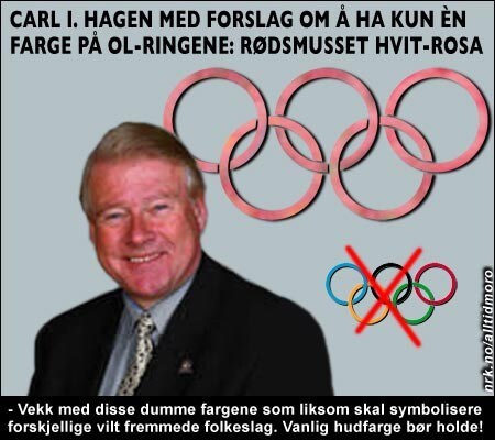 Hagens OL-ringer (Foto: Fotofikling: Alltid Moro) Hagens OL-ringer (Foto: Fotofikling: Alltid Moro)