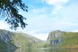Utsikt over Storskogvatnet i Rago nasjonalpark