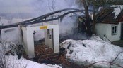 Brann på Røed Gård på Jeløy