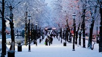 Snø i Oslo (Foto: Grøtt, Vegard/NTB scanpix)