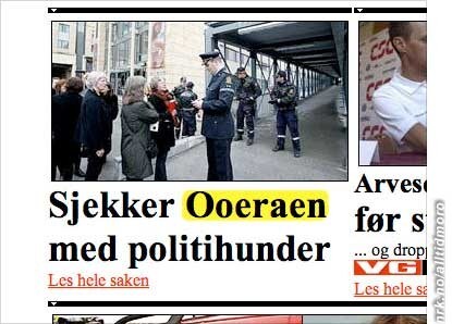 ooo opera (Foto: Faksimile fra VG.no) ooo opera (Foto: Faksimile fra VG.no)