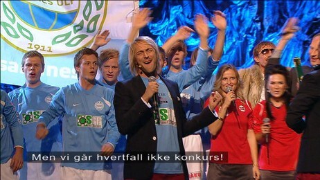 Raske menn sang Sandnes Ulf sin supportersang  (NRK)