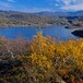 Holmavatn skimtes på andre siden av vatnet