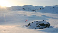 Vinter ved Geiterygghytta