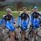 Frå venstre Kenneth Bredesen, Mikael Johansen, Inge Årdal og Thomas Kristiansen. Dette er fire av syklistane på elitelaget til Førde Cykleklubb.