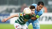 Mönchengladbachs Håvard Nordtveit i aksjon mot Lazio i Europaligaen