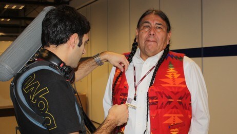 Tom B. K. Goldtooth (Foto: Astrid Rommetveit/NRK) Tom B. K. Goldtooth (Foto: Astrid Rommetveit/NRK)