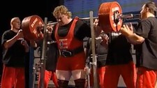 Carl Yngvar Christensen i junior-VM (Foto: Skjermdump: International Powerlifting Federation)