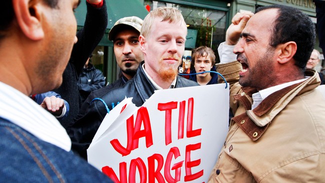 Øyvind Heian i demonstrasjon (Foto: Larsen, Håkon Mosvold/SCANPIX) Øyvind Heian i demonstrasjon (Foto: Larsen, Håkon Mosvold/SCANPIX)