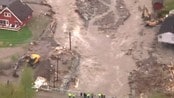 Helikopterbilder fra Kvam, torsdag - Helikopterbilder fra Kvam, torsdag