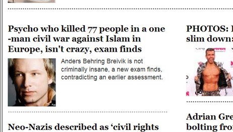Skjermdump New York Daily News Skjermdump New York Daily News