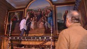 Malerier i Dolstad kirke - 150 år gamle malerier som har vært i Bodø på restaurering er tilbake der de hører hjemme. De utgjør altertavla i Dolstad kirke i Mosjøen.