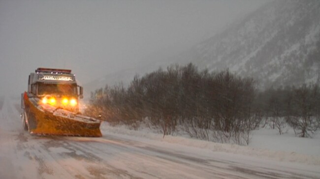 Dårlig vær i Lofoten (Foto: John Inge Johansen/NRK)