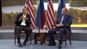 Uenige om Syria, men begge ønsker forhandlinger - USAs president Barack Obama og Russlands president Vladimir Putin sier de er uenige om hvordan man skal få slutt på konflikten i Syria. Begge ønsker imidlertid å få partene til forhandlingsbordet.