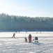 Idyll på Nøklevann i Østmarka