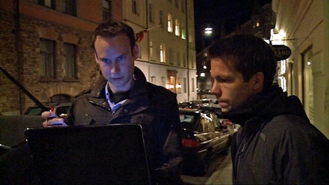 Dan Egerstad hacker et nettverk (Foto: Uppdrag granskning/SVT) Dan Egerstad hacker et nettverk (Foto: Uppdrag granskning/SVT)
