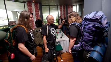 Norske båtpassasjerer til Gaza (Foto: Holm Morten/Scanpix) Norske båtpassasjerer til Gaza (Foto: Holm Morten/Scanpix)