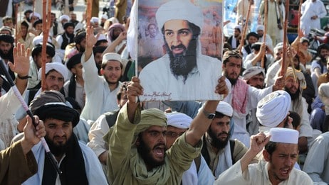 Pakistan demonstrasjon pro bin Laden (Foto: BANARAS KHAN/Afp) Pakistan demonstrasjon pro bin Laden (Foto: BANARAS KHAN/Afp)