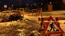 gjørmeras i Longyearbyen (Foto: Kjersti Stømmen)