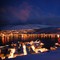 Blått lys over Hammerfest en tidlig morgen.