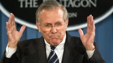 Donald Rumsfeld, tidligere forsvarsminister i USA (Foto: MANDEL NGAN/AFP) Donald Rumsfeld, tidligere forsvarsminister i USA (Foto: MANDEL NGAN/AFP)