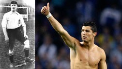 Alf Common og Cristiano Ronaldo Alf Common og Cristiano Ronaldo