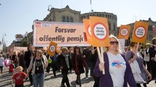 1. mai-toget, Oslo (Foto: Sigurdsøn, Bjørn/SCANPIX)