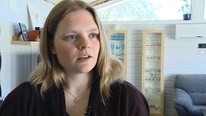 Sjukepleiar Janne Karin Stølhaug Refseth (Foto: Vigdis Wågø-Wares/NRK)