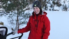 Solfrid Tveit, trilletur (Foto: Kamilla Pedersen/NRK)