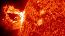 Utbrot på sola 16 april 2012 (Foto: NASA/SDO/AIA)