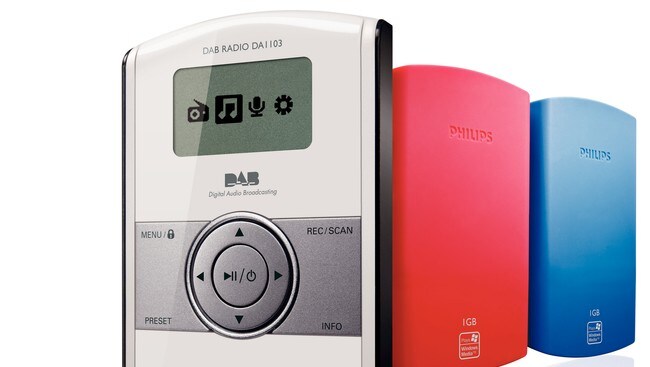 Philips DA1103 lommeradio med DAB