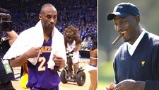 Kobe Bryant og Michael Jordan (Reuters/AP)