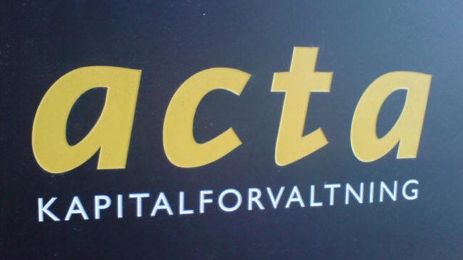 Acta-logoen (Foto: Elisabet Grøndahl/NRK) Acta-logoen (Foto: Elisabet Grøndahl/NRK)