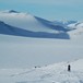 Opp mot Hardangerjøkulen