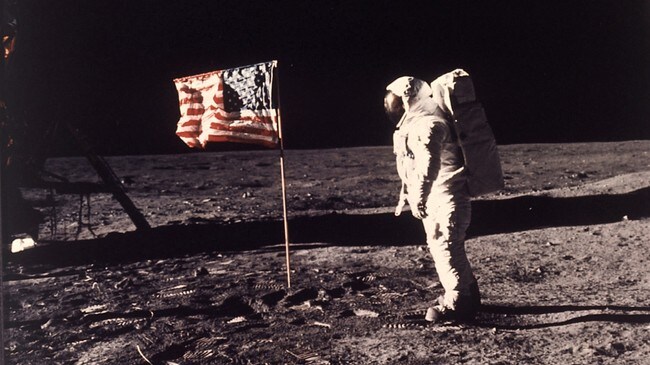 Månelandingen (Foto: NEIL ARMSTRONG/AP)