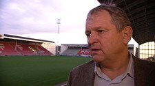 Toppfotballsjef, Niels Røine i Fredrikstad (Foto: Camilla Næss/NRK)