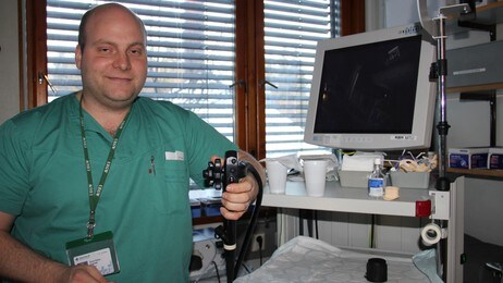 Svein-Oskar Frigstad, overlege Bærum sykehus (Foto: Maria Kommandantvold/NRK) Svein-Oskar Frigstad, overlege Bærum sykehus (Foto: Maria Kommandantvold/NRK)