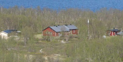 Utsikt fra Bunkerhøyden mot Abiskojaure