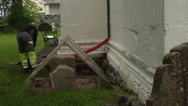 Gravsteinfunn på Giske - Funn av eldgamal gravstein på Giske