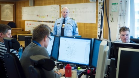 Etterforskningsleder John Roger Lund i Oslo politihus  (Foto: Junge, Heiko/NTB Scanpix)