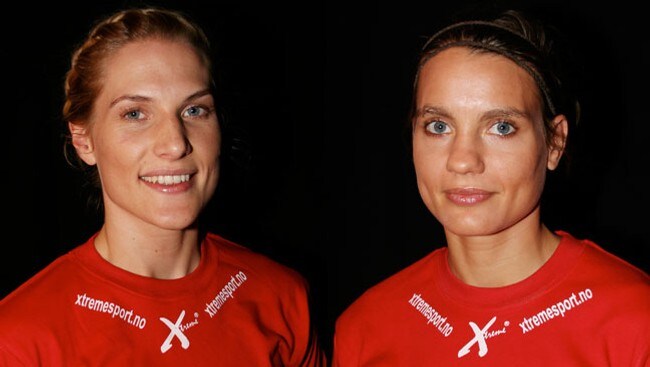 Thea Næss og Tonje Sørlie (Foto: Per Andreas Ringsby/ /www.kickboxing.no)