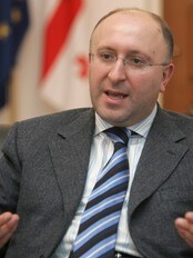 Georgias utenriksminister Gela Bezhuashvili (Foto: SERGEI GRITS/AP) Georgias utenriksminister Gela Bezhuashvili (Foto: SERGEI GRITS/AP)