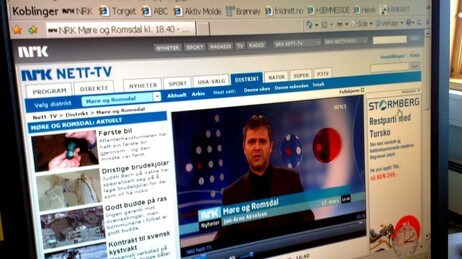 NRK Møre og Romsdals nett-TV (Foto: Gunnar Sandvik/NRK)