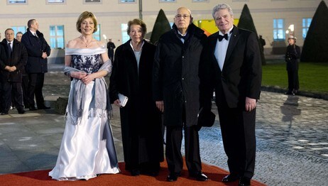 Joachim Gauck og Giorgio Napolitano (Foto: MAURIZIO GAMBARINI/Afp) Joachim Gauck og Giorgio Napolitano (Foto: MAURIZIO GAMBARINI/Afp)
