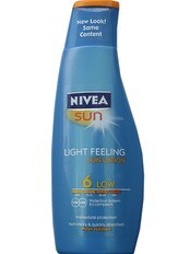 Nivea Light Feeling Sun Lotion, faktor 6