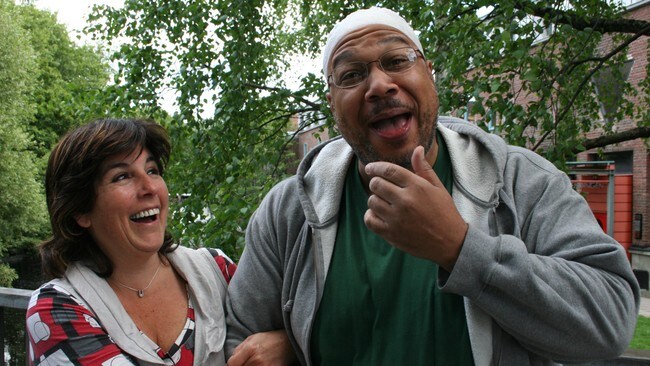 Imam Daayiee Abdullah er gjest i sesongens siste Radio Migrapolis (Foto: Else Karine Archer/NRK)